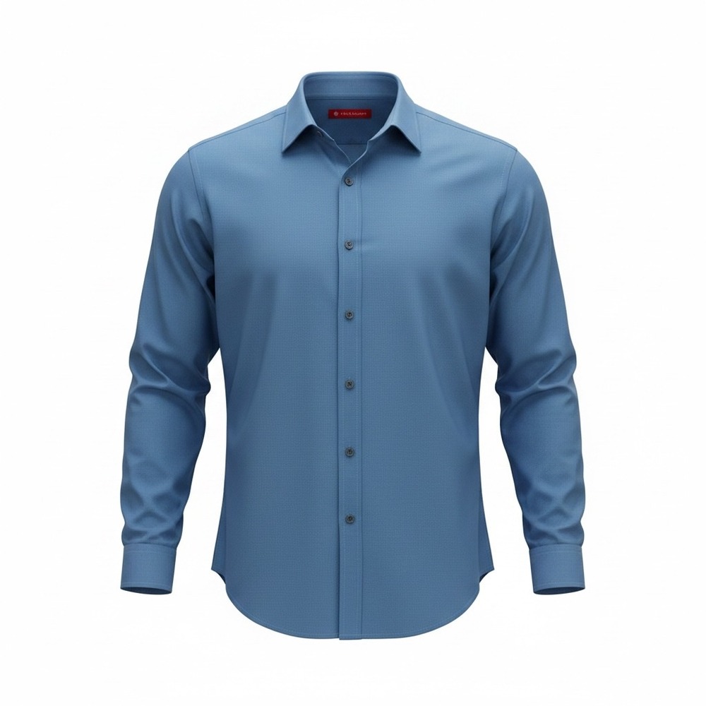 Tori Richard Mens Blue Jacquard Floral Long Sleeve Button Down Shirt Large